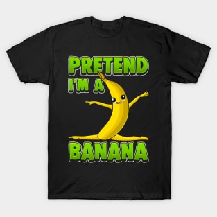 Funny Pretend I'm A Banana Gymnast T-Shirt